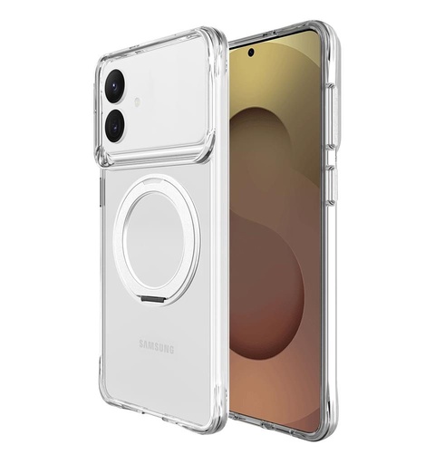 Samsung Galaxy S26 Plus TOKO Pure MagSafe 360 ring husă spate (Argintiu)