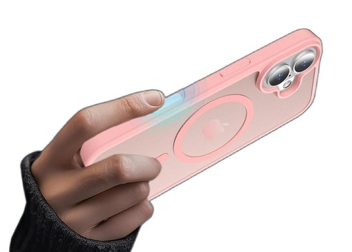 Apple iPhone 17 Roar Haptic Button Matte MagSafe husă spate (Roz)
