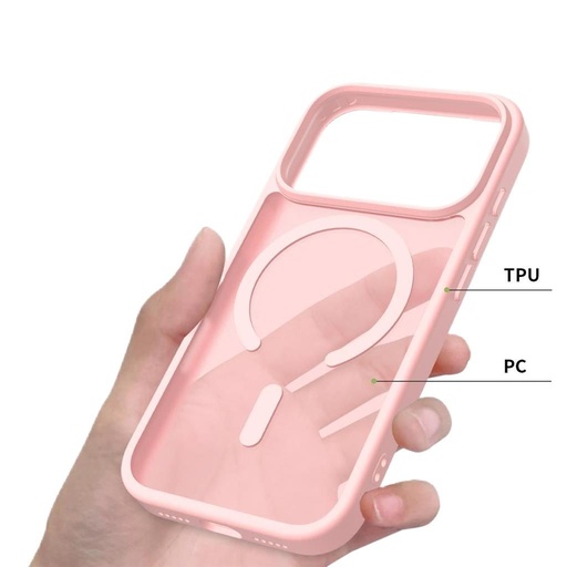 Apple iPhone 17 Pro Roar Haptic Button Matte MagSafe husă spate (Roz)