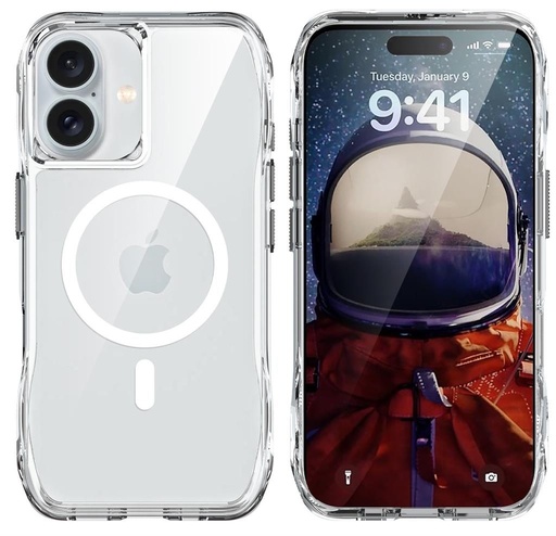 Apple iPhone 17 Pro ROAR Slim Defender MagSafe husă spate (Transparent)
