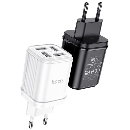 Hoco C84A de rețea încărcător (4 USB port), 5V 3,4A, negru