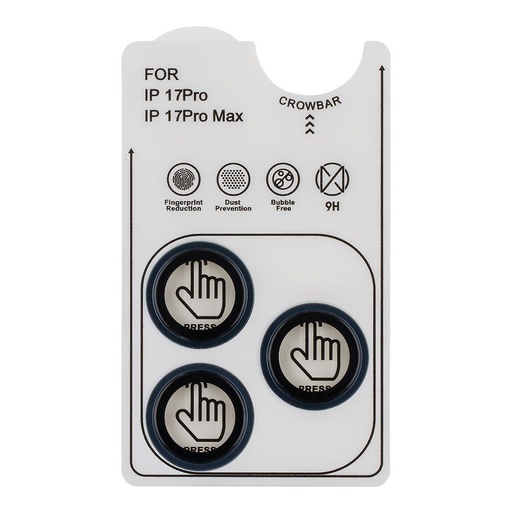 OBAL:ME cameră protecție lentilă Apple iPhone 17 Pro / 17 Pro Max (Albastru închis)