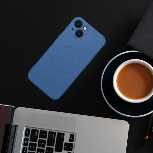 Samsung Galaxy S26 Silicone mag cover magsafe back cover case (Blue)