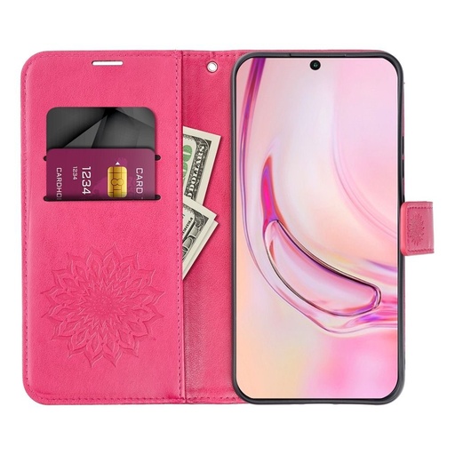 Samsung Galaxy S26 Forcell MEZZO flip case (Magenta)