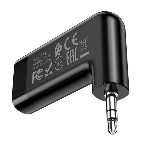 Hoco E53 bluetooth audio adapter, fără fir, LED indicator de stare , negru