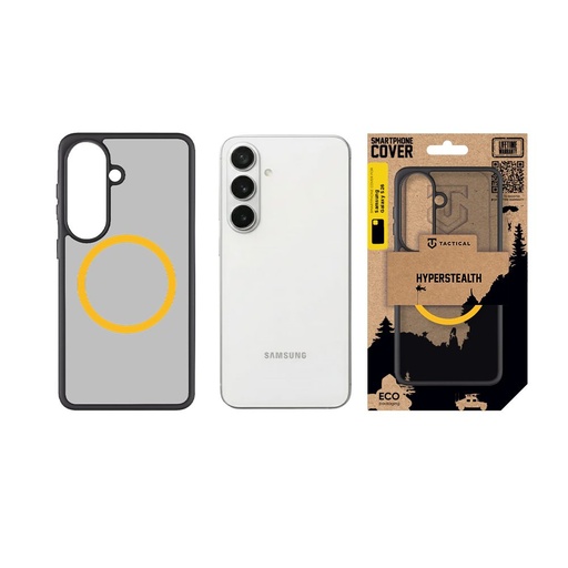 Samsung Galaxy S26 Tactical MagForce Hyperstealth 2.0 back cover case (Black-Yellow)