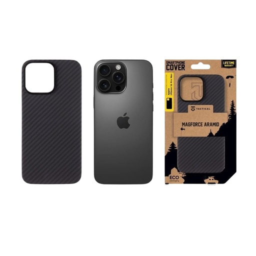 Apple iPhone 16 Pro Max Tactical MagForce Aramid MagSafe husă spate (Negru)