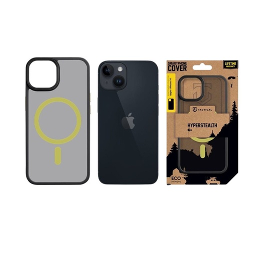 Apple iPhone 14 Tactical MagForce Hyperstealth 2.0 husă spate (Negru - Galben)