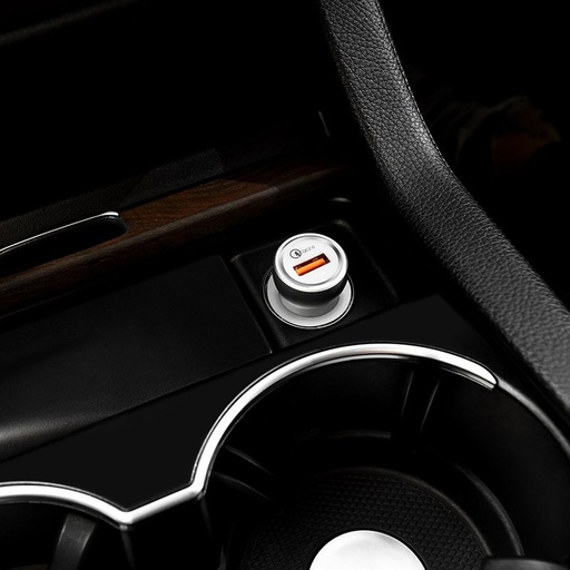 Hoco Z4 auto încărcător rapid, 5V 2,1A, QC 3.0, negru