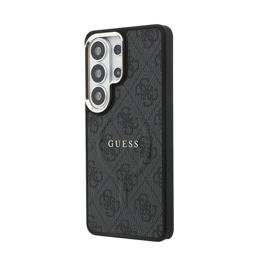 Guess PU Leather 4G Auriu Frame Magnetic husă Samsung Galaxy S26 Ultra (Negru) - GUHMS26LP4MSEGCK