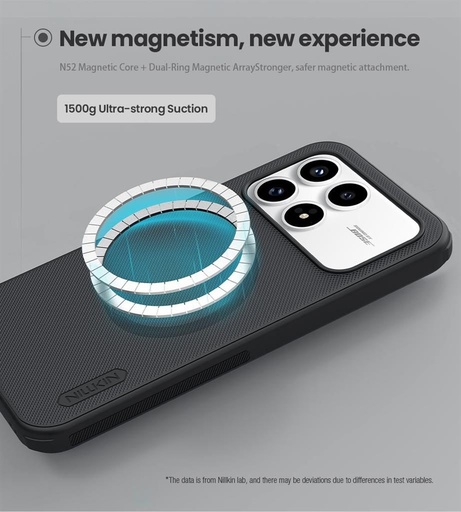 Nillkin Super Frosted PRO Magnetic husă Poco F8 Pro (Negru)