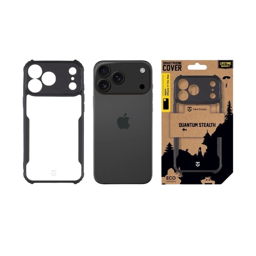 Apple iPhone 17 Pro Max Tactical Quantum Stealth husă (Negru)