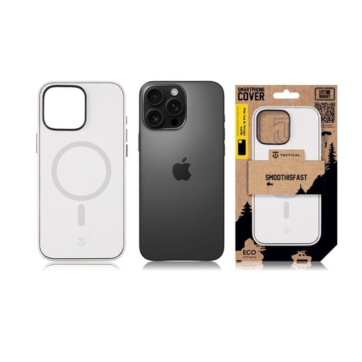 Apple iPhone 16 Pro Max Tactical MagForce Smooth Is Fast husă (Alb)