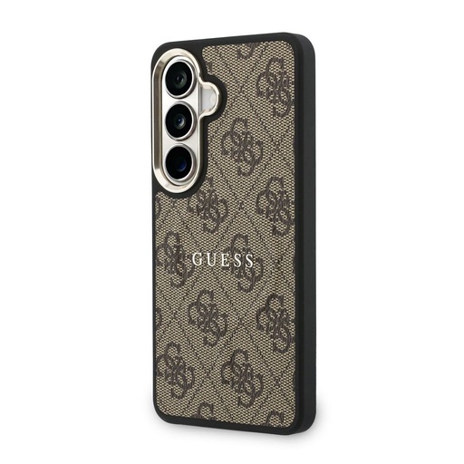 Guess PU Leather 4G Auriu Frame Magnetic husă Samsung Galaxy S26 (Maro) - GUHMS26SP4MSEGCW