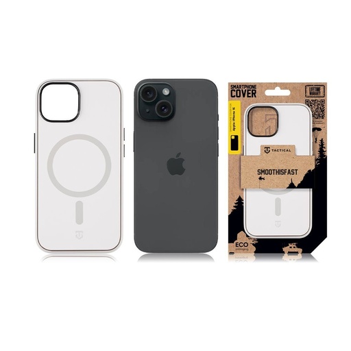 Apple iPhone 15 Tactical MagForce Smooth Is Fast husă (Alb)