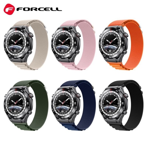 Forcell F-Design FS05 poliester din fibre curea Samsung Galaxy Watch 20 mm (Stellar)