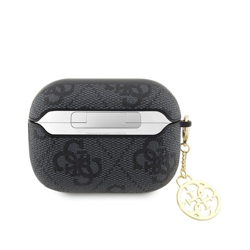 Guess 4G Script PC/PU Charm husă AirPods Pro 2 (Negru)