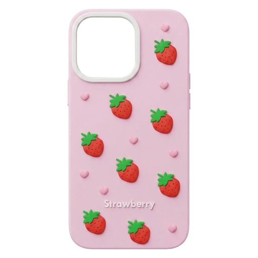 Apple iPhone 17 Pro Strawberry husă spate (Roz)