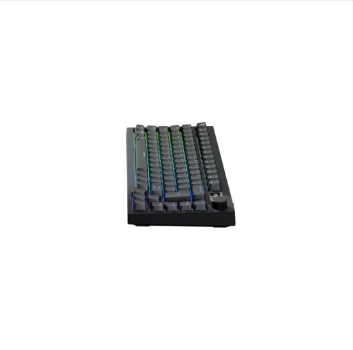 AVAX GM02 PRO 75% Gasket RGB Tri-mode mecanic tastatură (Negru) - Gateron yellow comutator, maghiar layout