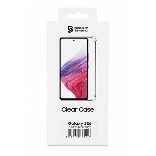 Samsung Galaxy S26 Mobeen Clear back cover case (Clear)