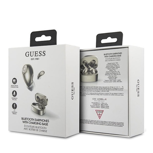 Guess Bluetooth căști TWS 4G (Auriu) - GUTWSJL4GGO