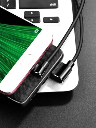 Hoco U37 1.2M L în formă de microUSB cablu (L în formă de), negru