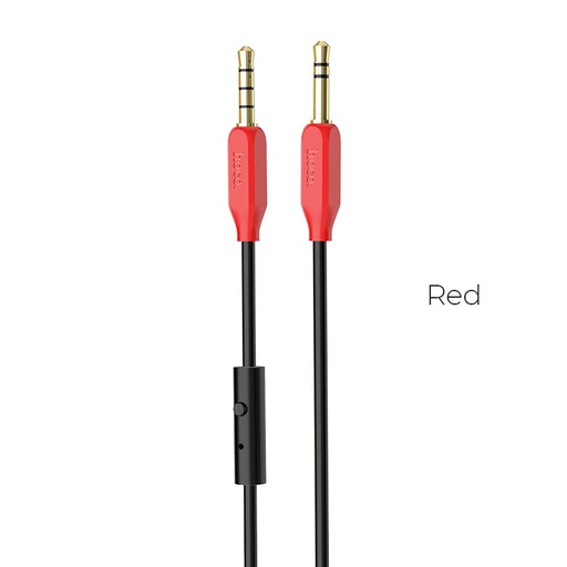 Hoco UPA12 AUX cablu cu microfon, negru