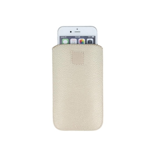 Universal dimensiune 5.5"-ig Slim Up Mono cu trecere cablu husă (Auriu)