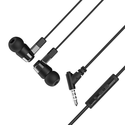 Hoco M52 headset (jack 3,5mm) cu microfon, negru