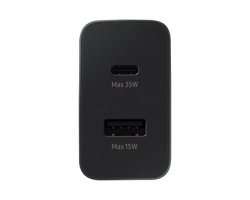 Samsung dublu portos USB-C / USB-A de rețea încărcător 35W (Negru) – ECO ambalaj