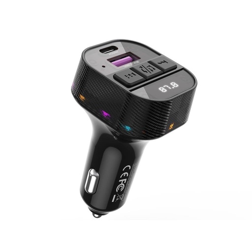 XO BCC17 FM transmitter 30W auto încărcător (Negru)