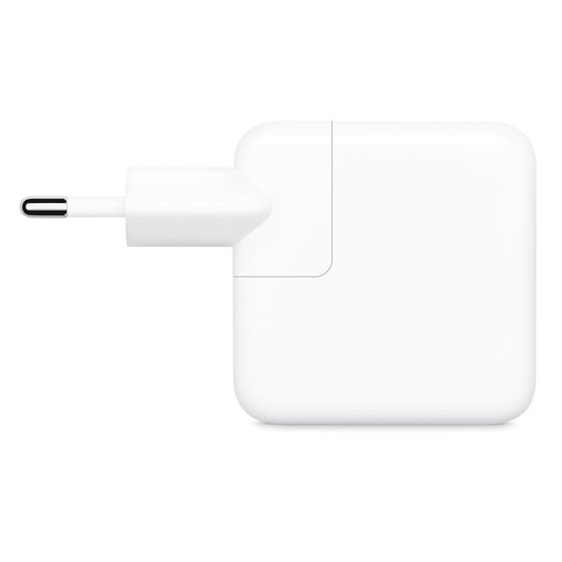 Apple duplatportos USB-C de rețea încărcător rapid (Alb) - 35W (MW2K3)