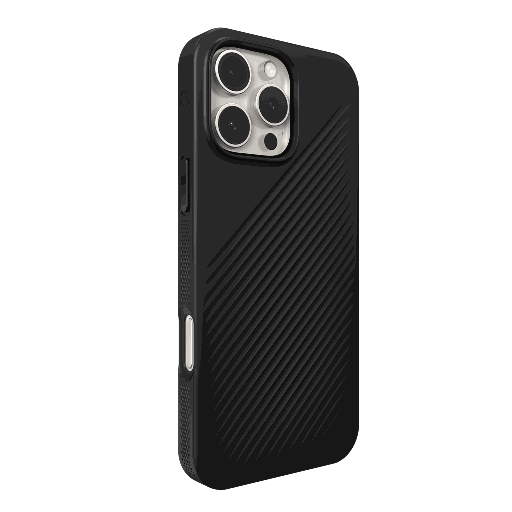 Apple iPhone 16 Pro Max ZAGG Luxe Snap MagSafe silicon husă spate (Negru)