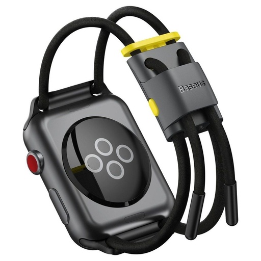 Apple Watch 6 40mm Baseus curea sport, gri - galben - LBAPWA4-AGY