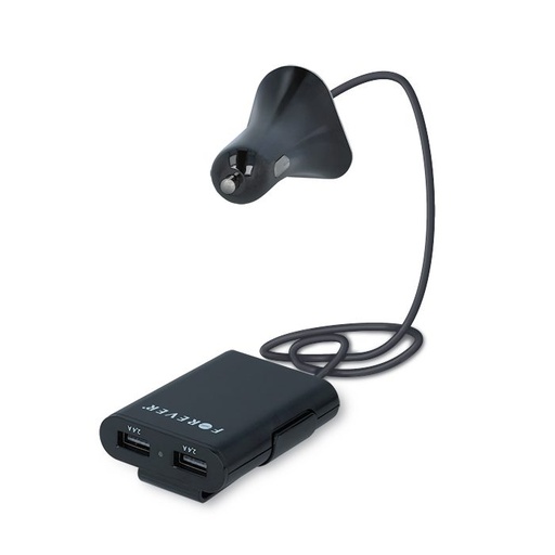 Forever auto încărcător (4 USB port), negru