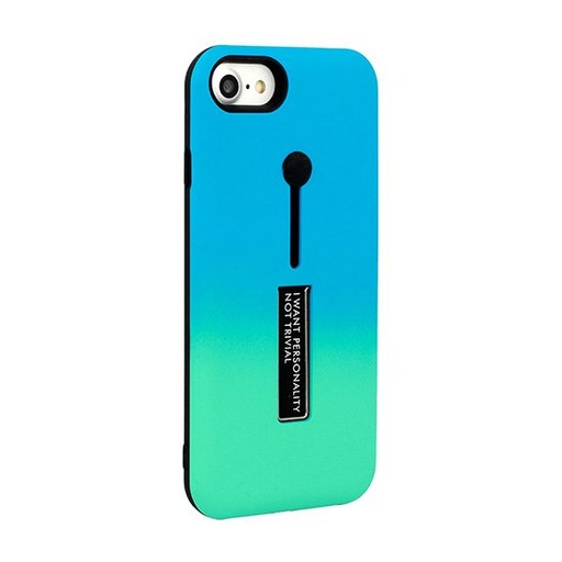 Huawei P20 Lite ring finger stand husă spate, (albastru - mentă)