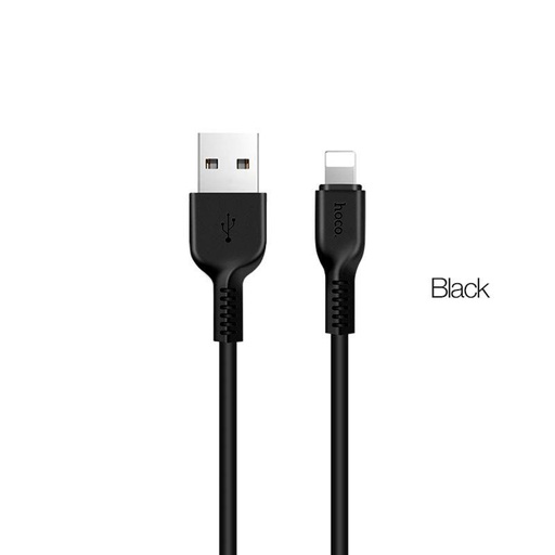 Hoco X20 lightning cablu, 2A, 2m, negru