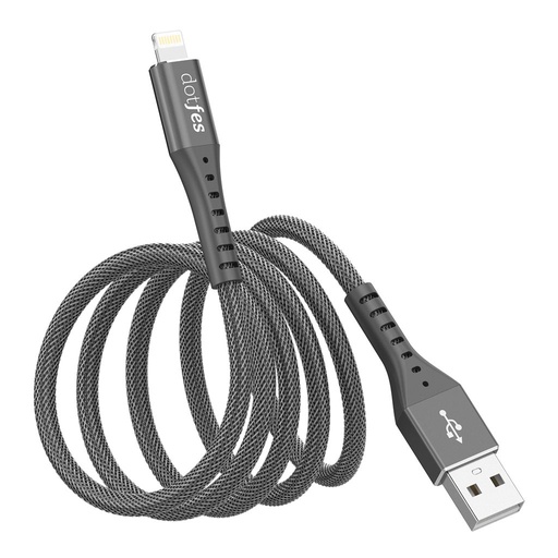 Dotfes A08 securizat lightning cablu, negru