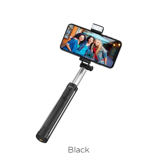 Hoco K10A fără fir tripod selife băț, Negru