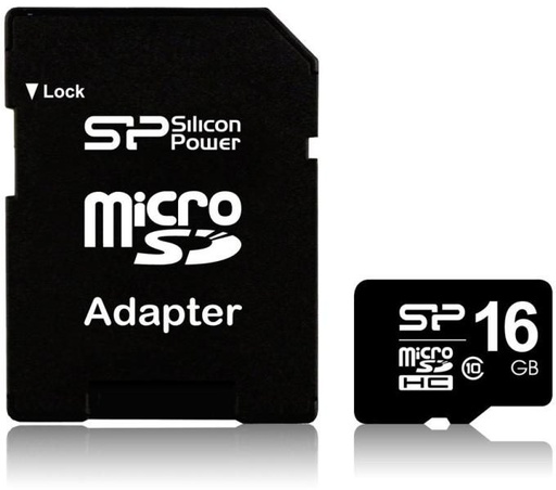 Silicon Power microSDHC + adapter 16GB class10 card de memorie