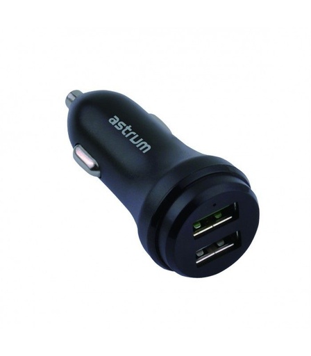 Astrum CC300 auto încărcător (2xUSB port), QC 3.0, negru