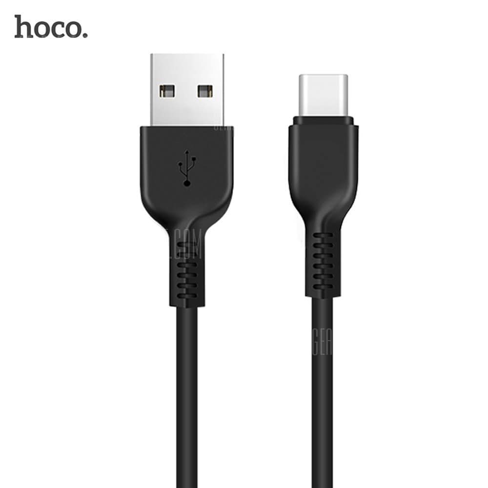 Hoco X20 microUSB kábel, 2A, 1m, fekete