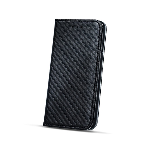 Huawei P10 Lite smart carbon magnetic husă tip carte, negru