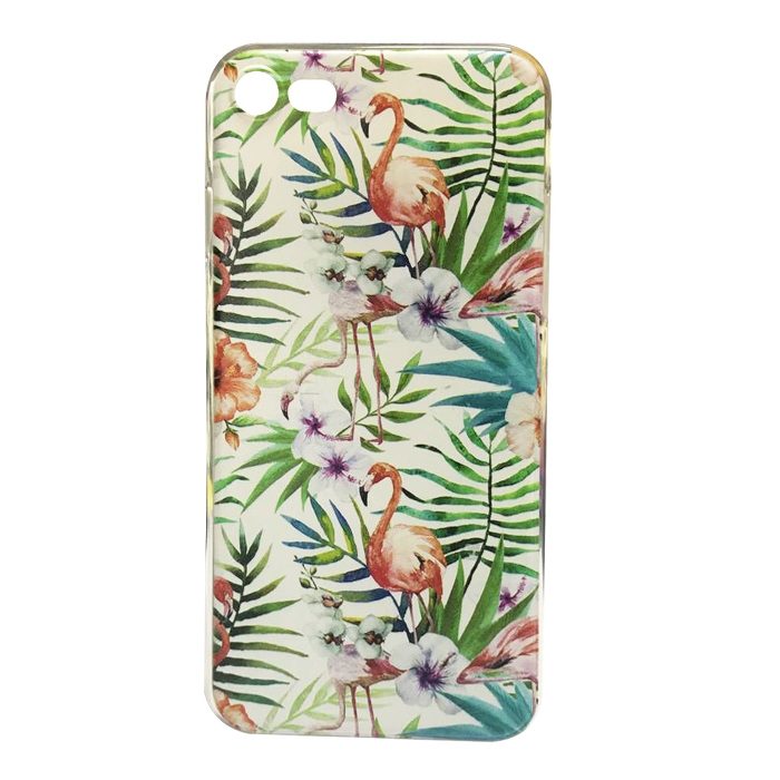 Apple iPhone 6/ 7/ 8 Plus flamingo hátlap tok, (flamingo minta)