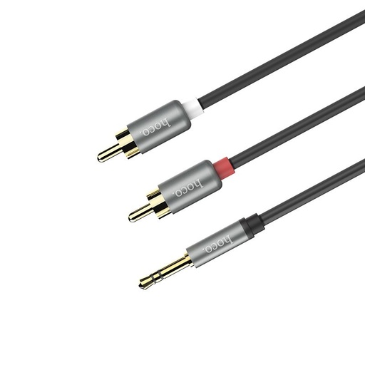 Hoco UPA10 RCA adaptor, gri metalizat