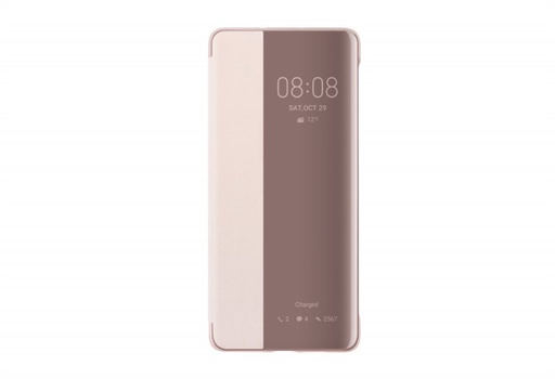 Huawei P30 Pro smart view flip original husă tip carte, (Roz)