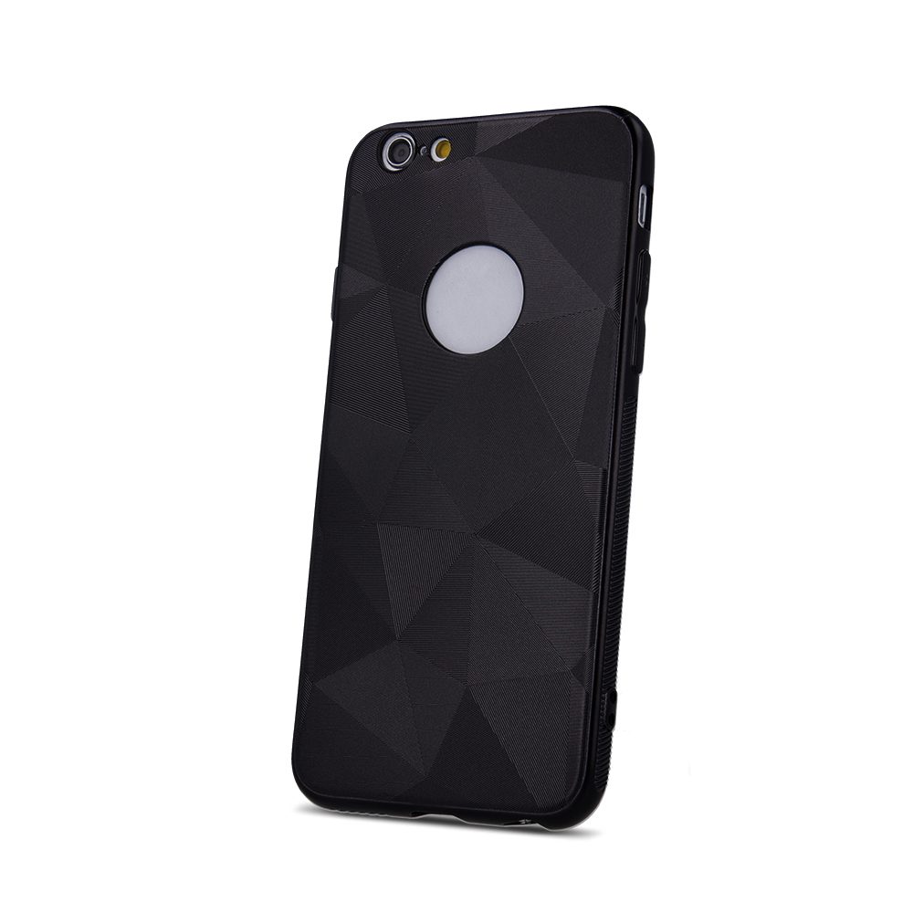 Apple iPhone X / iPhone XS geometric matt hátlap tok (Fekete )