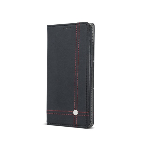 Apple iPhone 7/ 8/ SE 2020/ SE 2022 smart focus magnetic husă tip carte (negru - roșu cu fir)