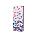 Apple iPhone XS Max hearts mágneses notesz tok, szív minta