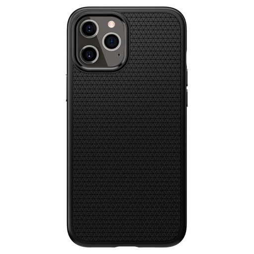 Apple iPhone 12 Spigen liquid air premium husă spate (Negru)